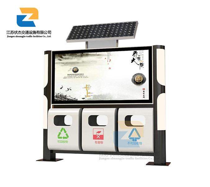 不銹鋼四分類廣告垃圾箱原來有這么多的優(yōu)點而且綠色環(huán)保！