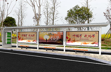 仿古公交候車(chē)亭價(jià)格效果圖片