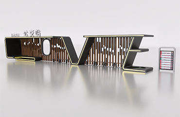 創(chuàng)意公交站臺(tái)-LOVE造型公交車站臺(tái)
