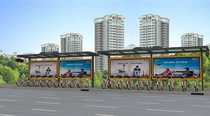 公共自行車(chē)棚廠家聯(lián)系電話(huà)效果圖片