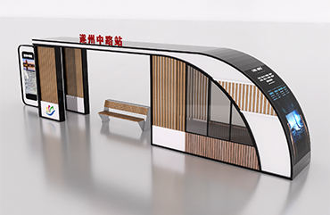 車站候車亭圖片HCT-XD-1088