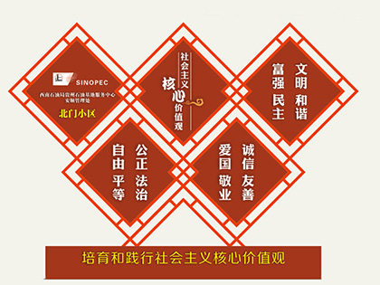 核心價(jià)值觀標(biāo)牌報(bào)價(jià)效果圖片